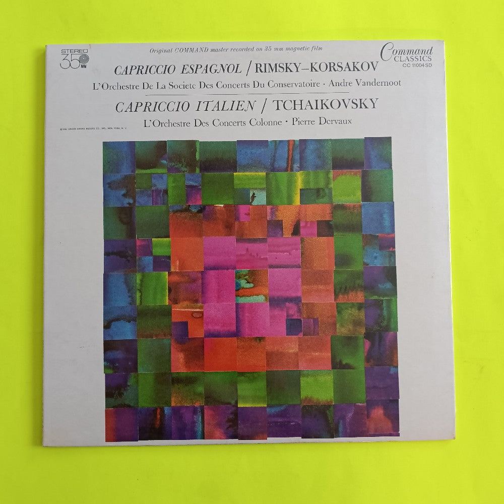 Andrea Vandernoot / Pierre Dervaux - Capriccio Espagnol / Capriccio Italien - 1961 - CC 11004 SD - New - Sealed - Vinyl