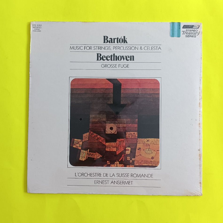 Ernest Ansermet - Music For Strings Percussion & Celesta / Grosse Fuge UK - STS 15151 - New - Sealed - Vinyl