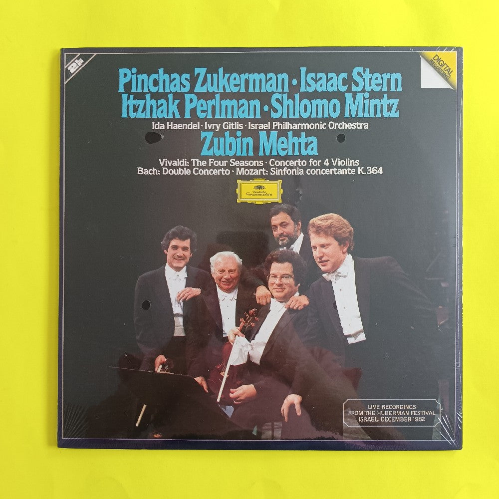 Zubin Mehta / Zuckerman/ Stern / Perlman/ Mintz - The Four Seasons / Double Concerto - 1983 - 2741 026 - New - Sealed - Vinyl