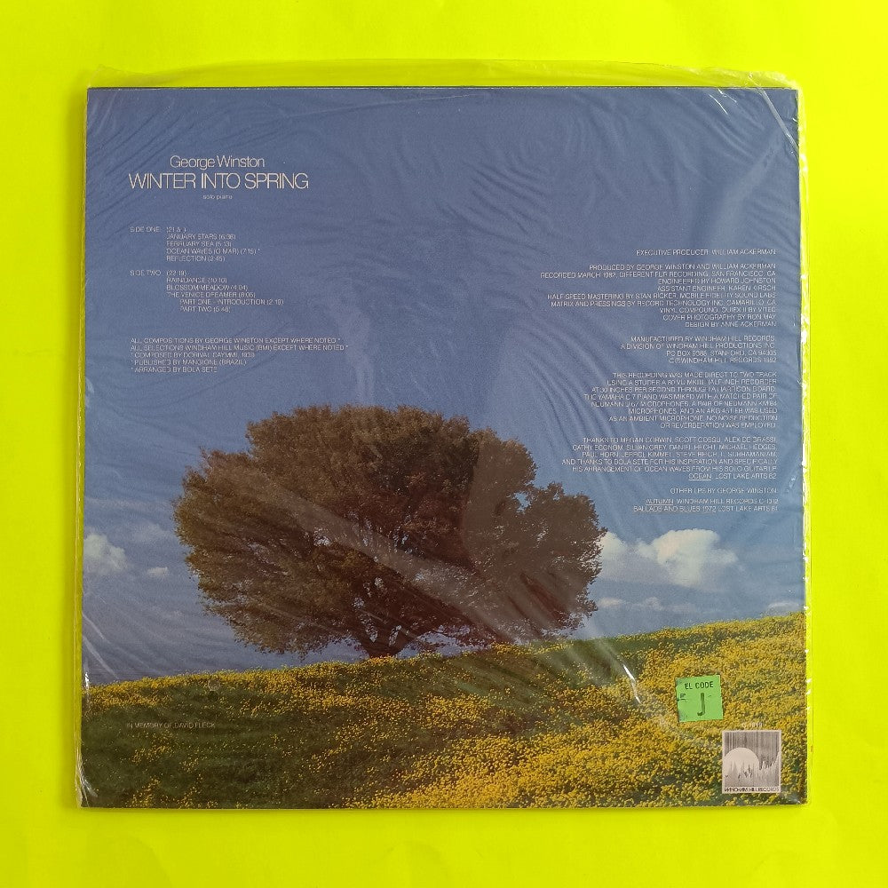 George Winston - Winter Into Spring - 1982 - C-1019 - New - Sealed - Vinyl