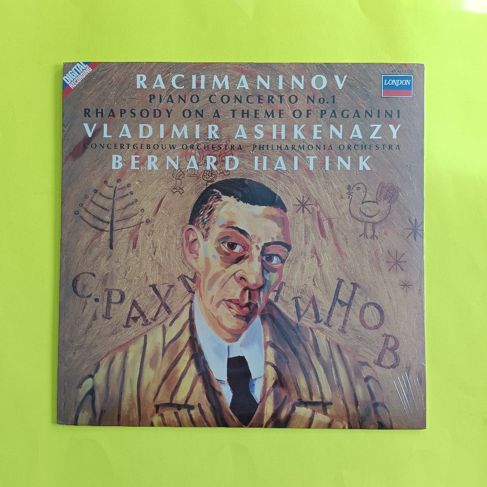 Ashkenazy / Haitink - Rachmaninov: Piano Concerto No. 1 / Rhapsody On A Theme Of Paganini - 1987 - 417 613-1 - New - Sealed - Vinyl