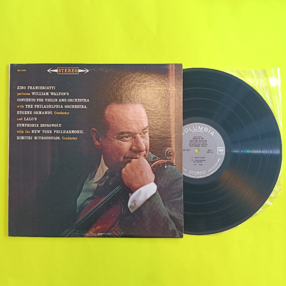 Zino Francescatti PROMO - Concerto For Violin & Orchestra / Symphonie Espagnole - 1960 - MS 6201 - Used - VG++ - Vinyl