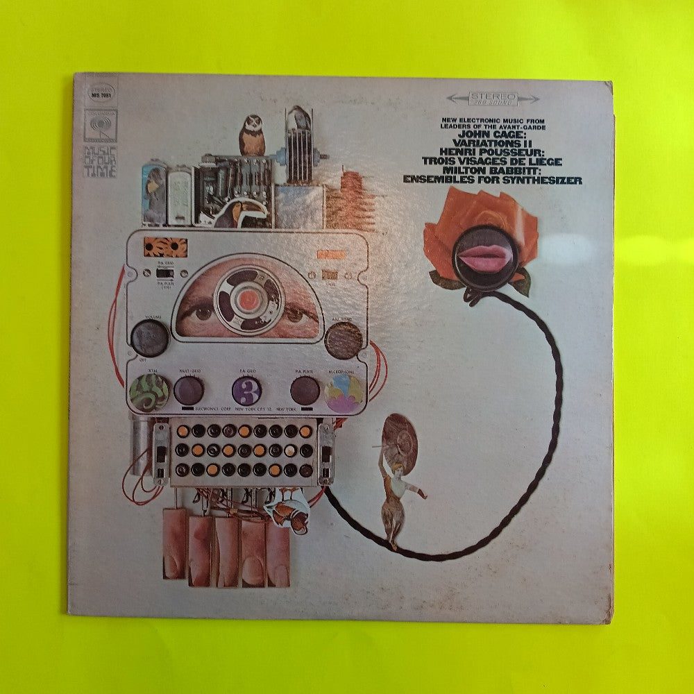 John Cage - New Electronic Music From Leaders Of Avant-Garde - 1967 - MS 7051 - Used - VG++ - Vinyl