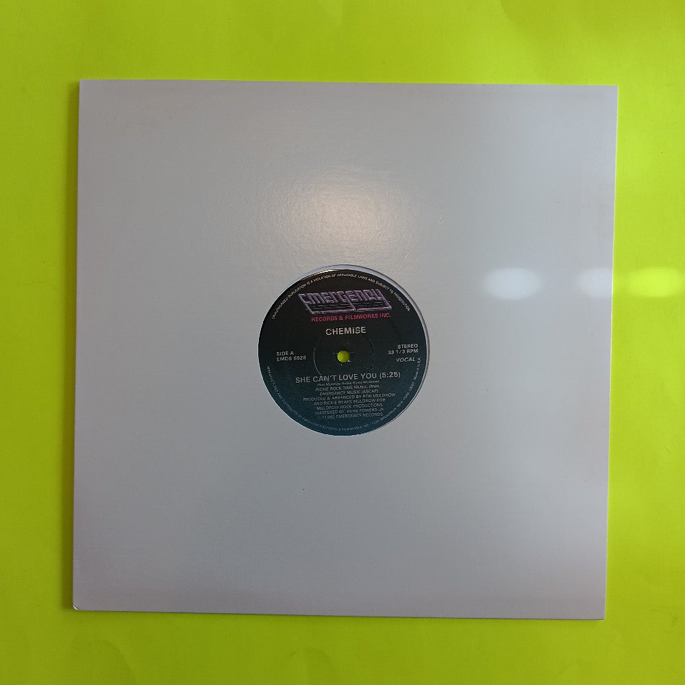 Chemise - She Can't Love You OG 12" - 1982 - EMDS 6528 - Used - VG++ - Vinyl
