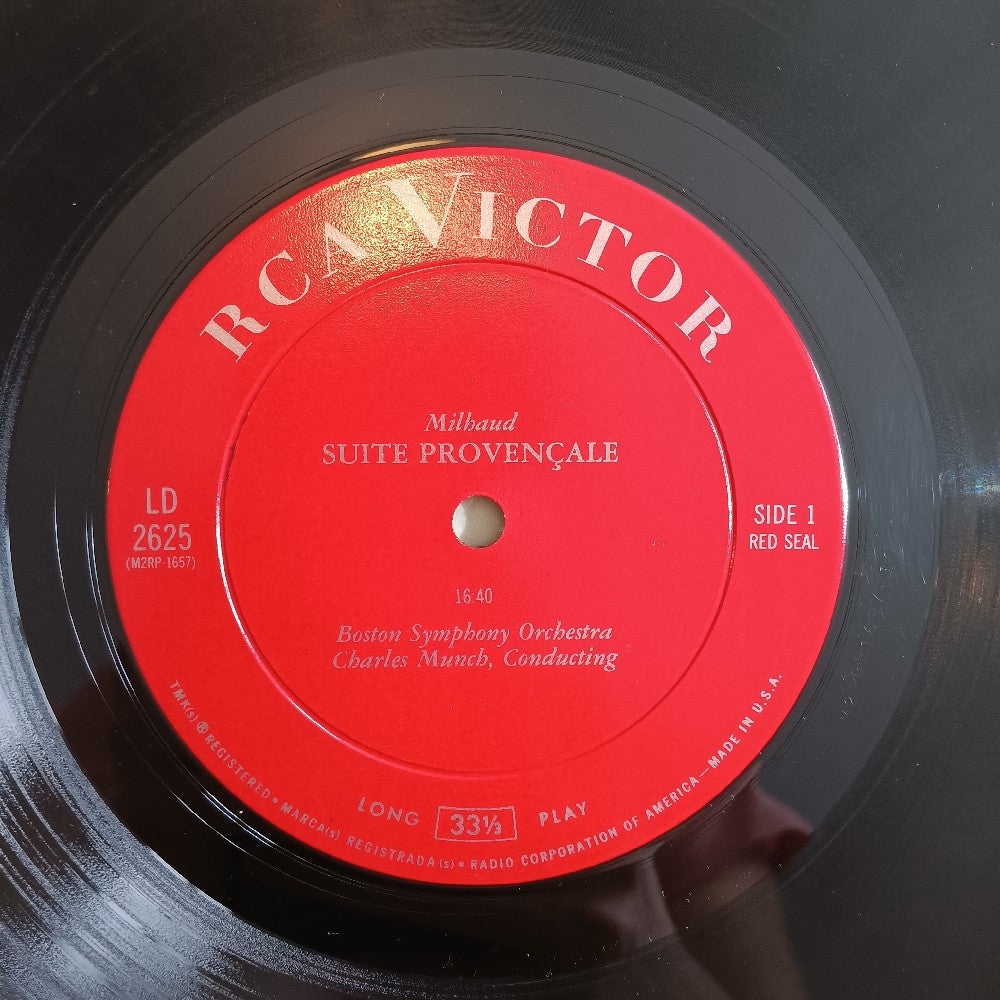 Charles Munch / Milhaud  - La Creation Du Monde - 1962 - LD 2625 - Used - VG++ - Vinyl