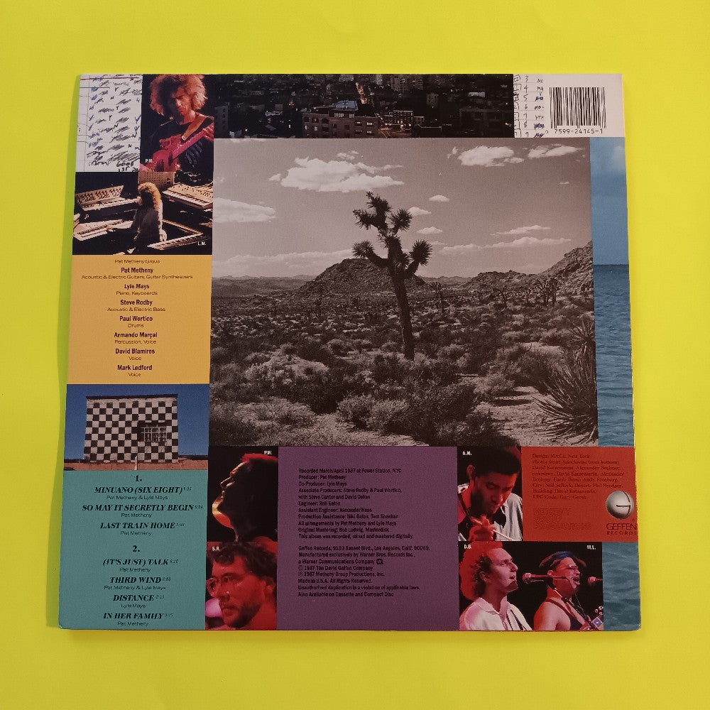 Pat Metheny Group - Still Life (Talking) PROMO - 1987 - GHS 24145 - Used - VG++ - Vinyl