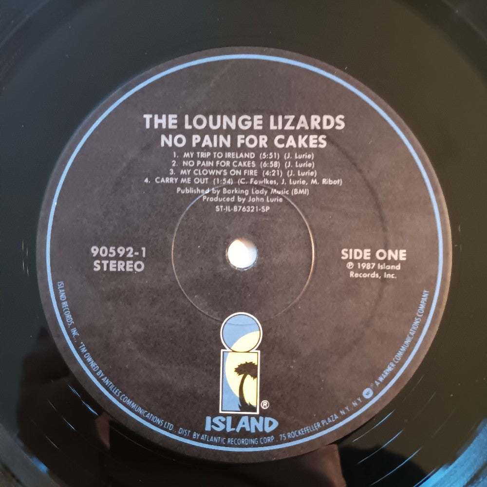 The Lounge Lizards - No Pain For Cakes PROMO - 1987 - 90592-1 - Used - EX - Vinyl