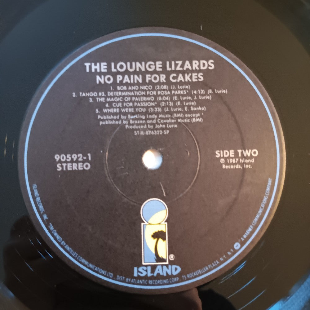 The Lounge Lizards - No Pain For Cakes PROMO - 1987 - 90592-1 - Used - EX - Vinyl