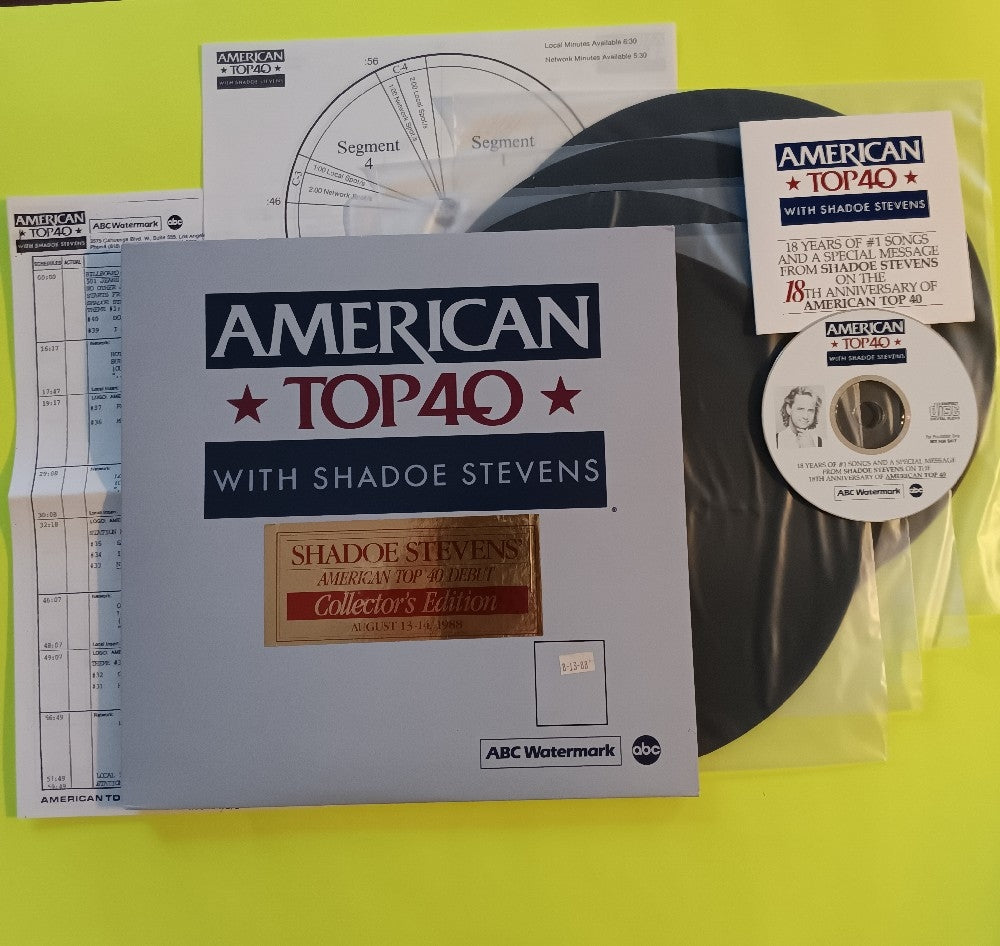 Shadoe Stevens - American Top 40 4LP COLLECTORS EDITION With Inserts & CD - 1988 - 883-7 - Used - EX - Vinyl