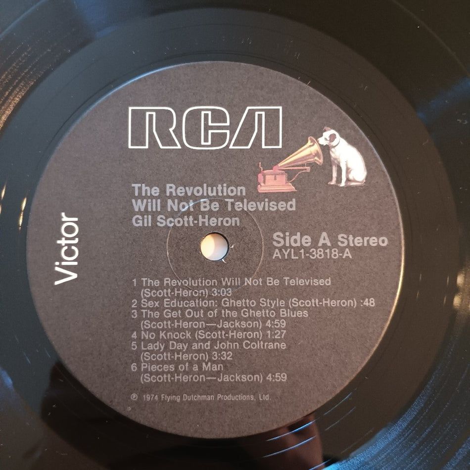 Gil Scott-Heron - The Revolution Will Not Be Televised - 1980 - AYL1-3818 - Used - VG++ - Vinyl