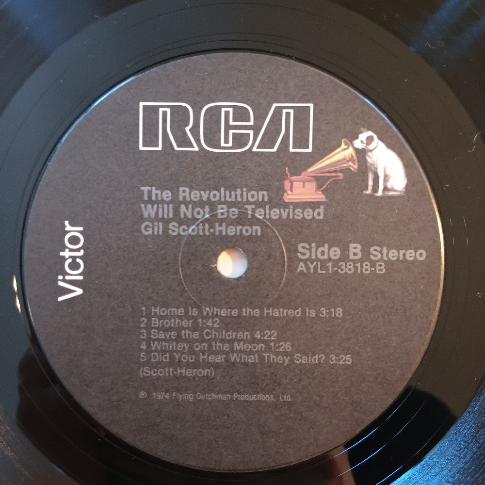 Gil Scott-Heron - The Revolution Will Not Be Televised - 1980 - AYL1-3818 - Used - VG++ - Vinyl