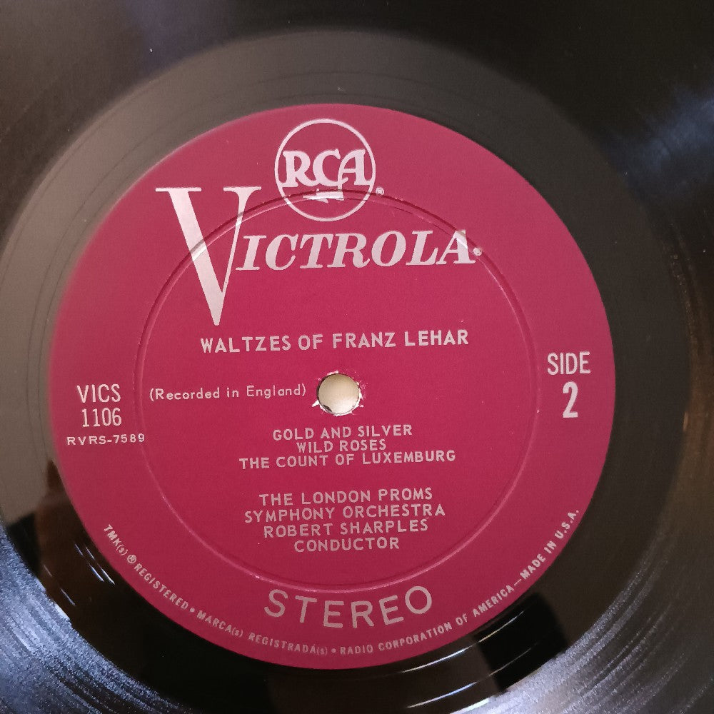 Franz Legar / Robert Sharples - The Merry Widow & Other Waltzes - 1965 - VICS-1106 - Used - VG++ - Vinyl
