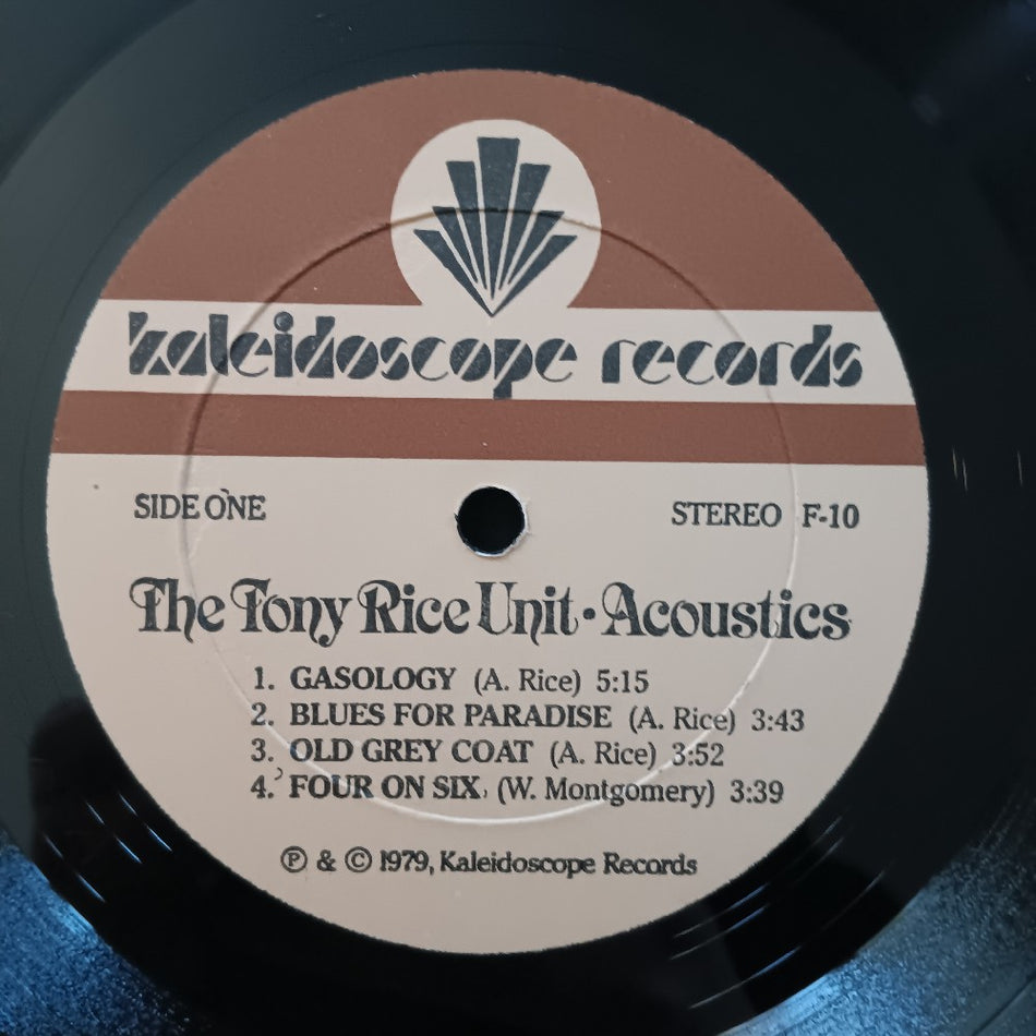 The Tony Rice Unit - Acoustics - 1979 - Kaleidoscope F-10 - Used - EX - Vinyl