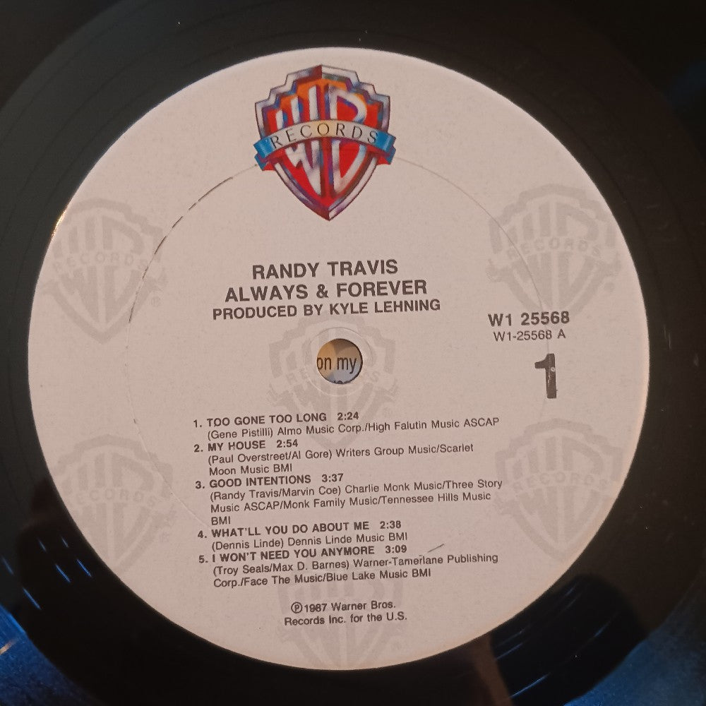Randy Travis - Always & Forever PROMO CLUB EDITION - 1987 - W1 25568 - Used - VG++ - Vinyl