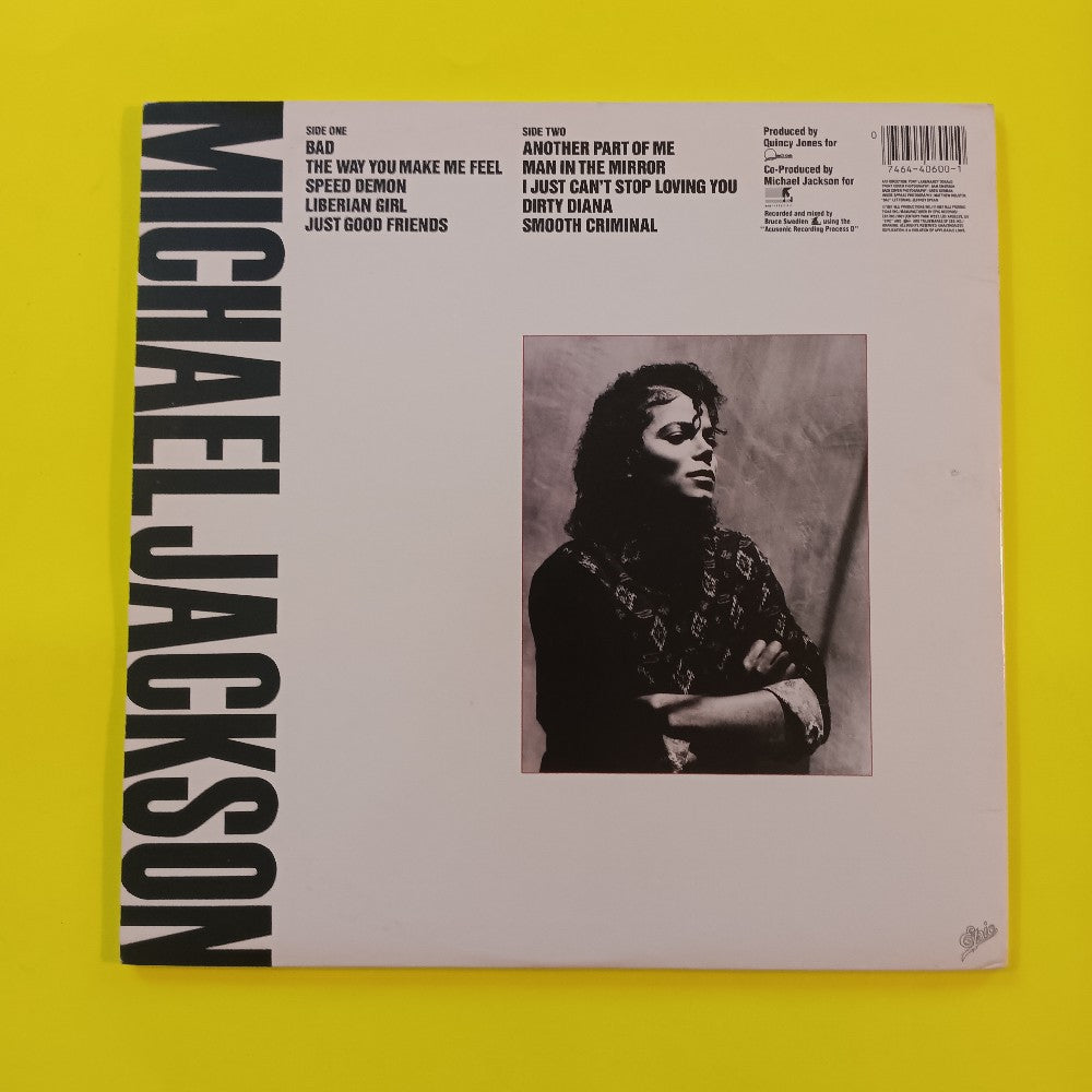Michael Jackson - Bad - 1987 - E 40600 / OE 40600 - Used - EX - Vinyl