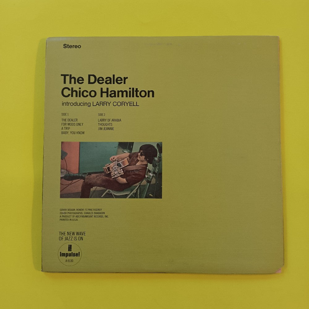 Chico Hamilton / Larry Coryell - The Dealer GREEN / PURPLE Target Label - AS 9130 - Used - VG++ - Vinyl