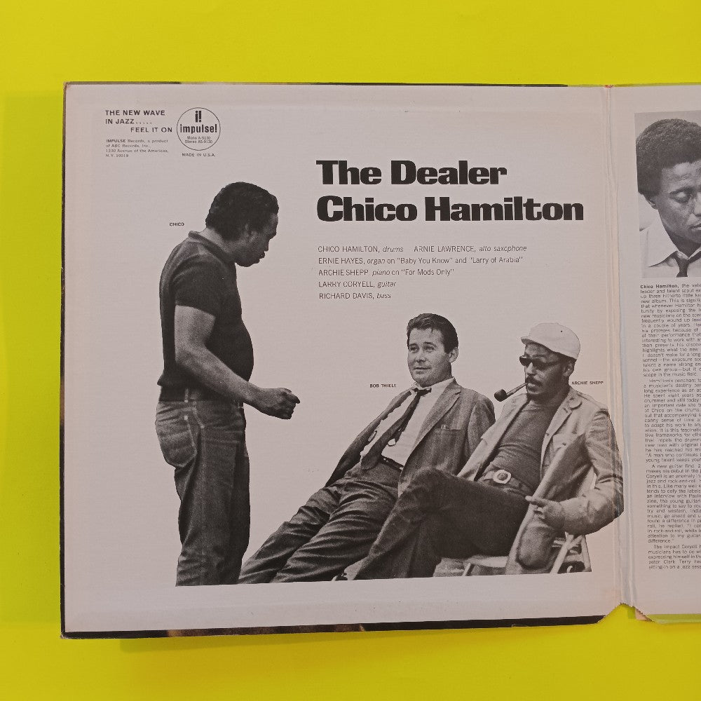 Chico Hamilton / Larry Coryell - The Dealer GREEN / PURPLE Target Label - AS 9130 - Used - VG++ - Vinyl