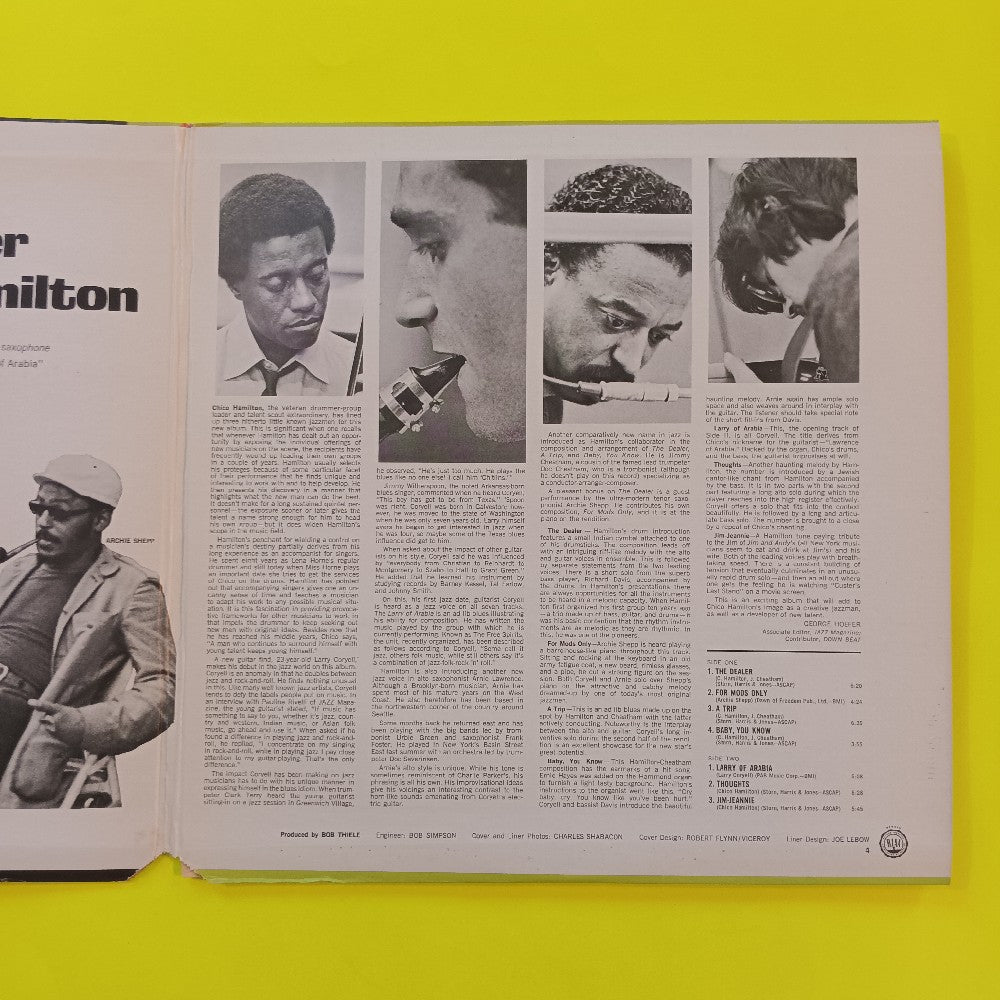 Chico Hamilton / Larry Coryell - The Dealer GREEN / PURPLE Target Label - AS 9130 - Used - VG++ - Vinyl