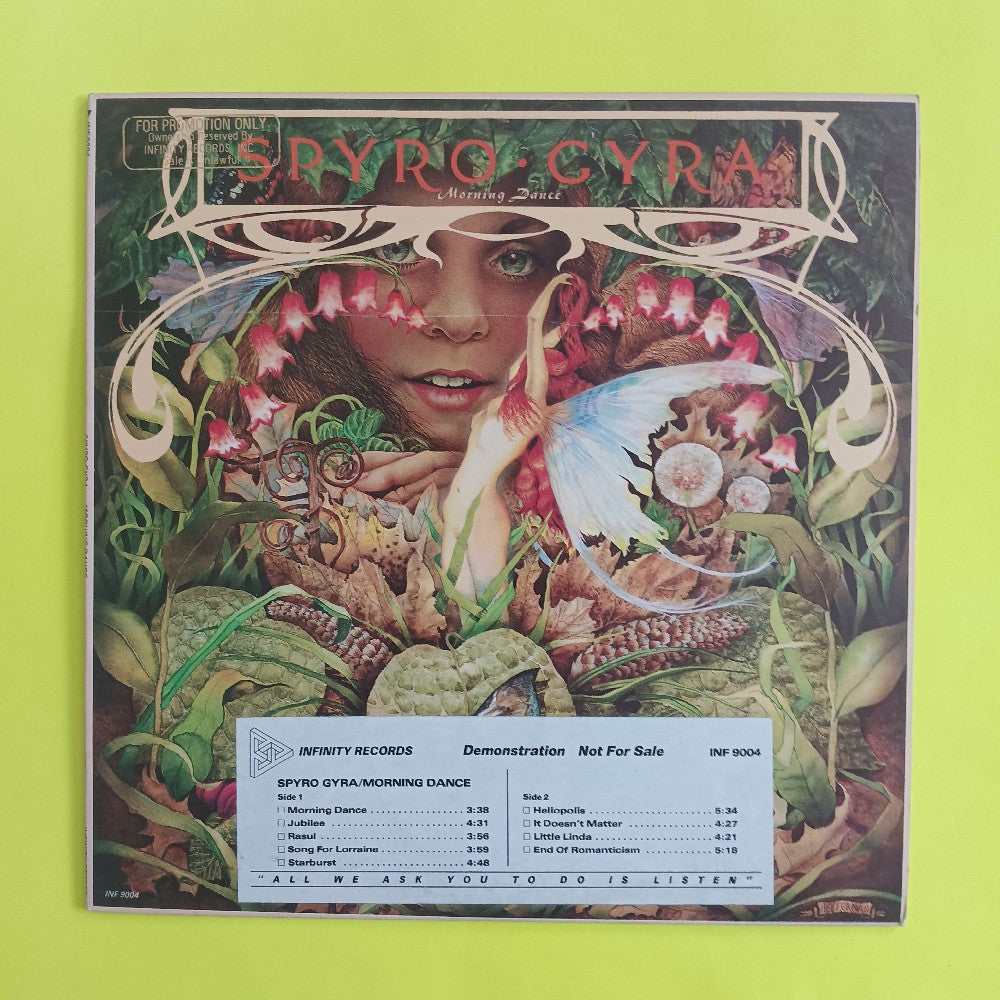 Spyro Gyra - Morning Dance PROMO - 1979 - INF 9004 - Used - VG++ - Vinyl