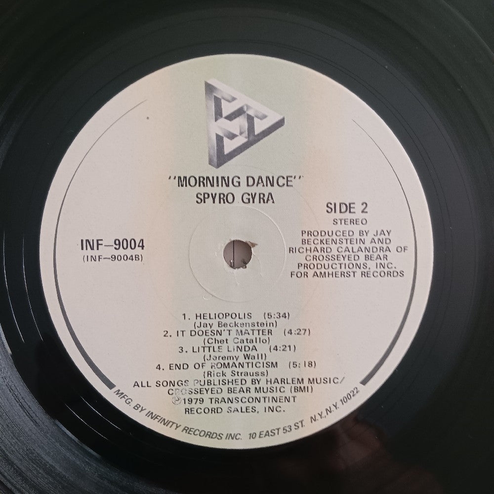 Spyro Gyra - Morning Dance PROMO - 1979 - INF 9004 - Used - VG++ - Vinyl