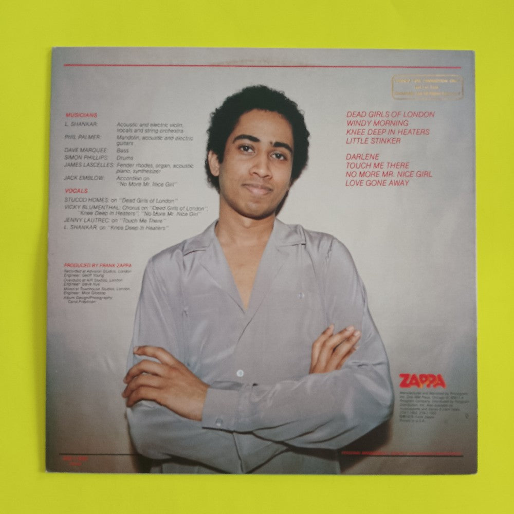 L. Shankar - Touch Me There PROMO - 1979 - SRZ-1-1602 - Used - VG++ - Vinyl