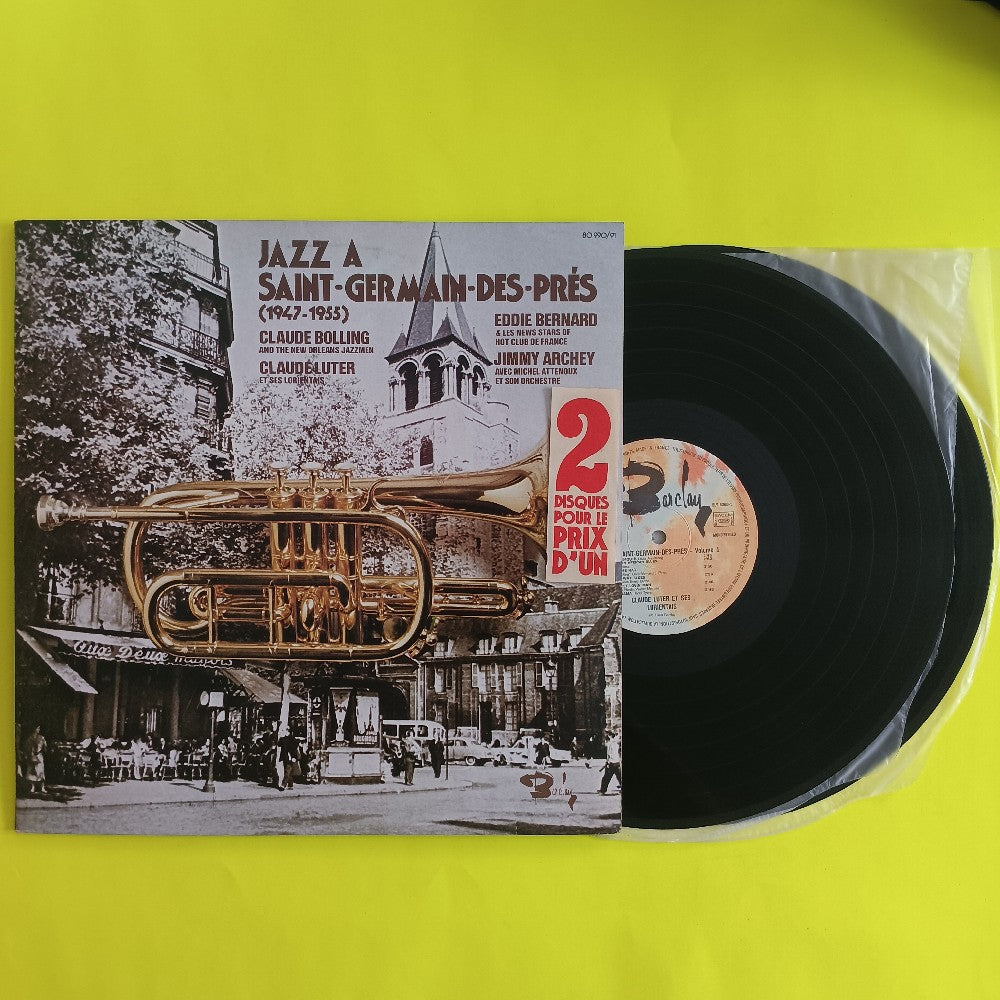 Various - Jazz A Saint-Germain-Des-Pres FRANCE - 1976 - 80 990/91 - Used - EX - Vinyl