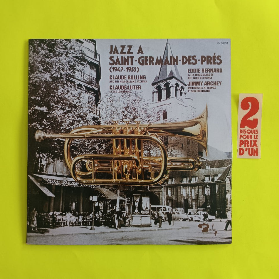 Various - Jazz A Saint-Germain-Des-Pres FRANCE - 1976 - 80 990/91 - Used - EX - Vinyl