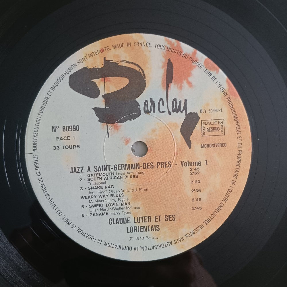 Various - Jazz A Saint-Germain-Des-Pres FRANCE - 1976 - 80 990/91 - Used - EX - Vinyl