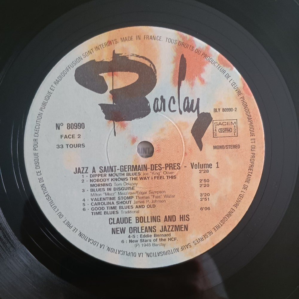 Various - Jazz A Saint-Germain-Des-Pres FRANCE - 1976 - 80 990/91 - Used - EX - Vinyl