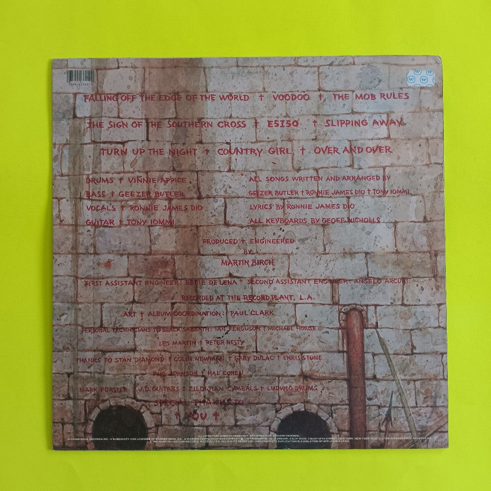 Black Sabbath - Mob Rules - 1981 - BSK 3605 - Used - VG++ - Vinyl