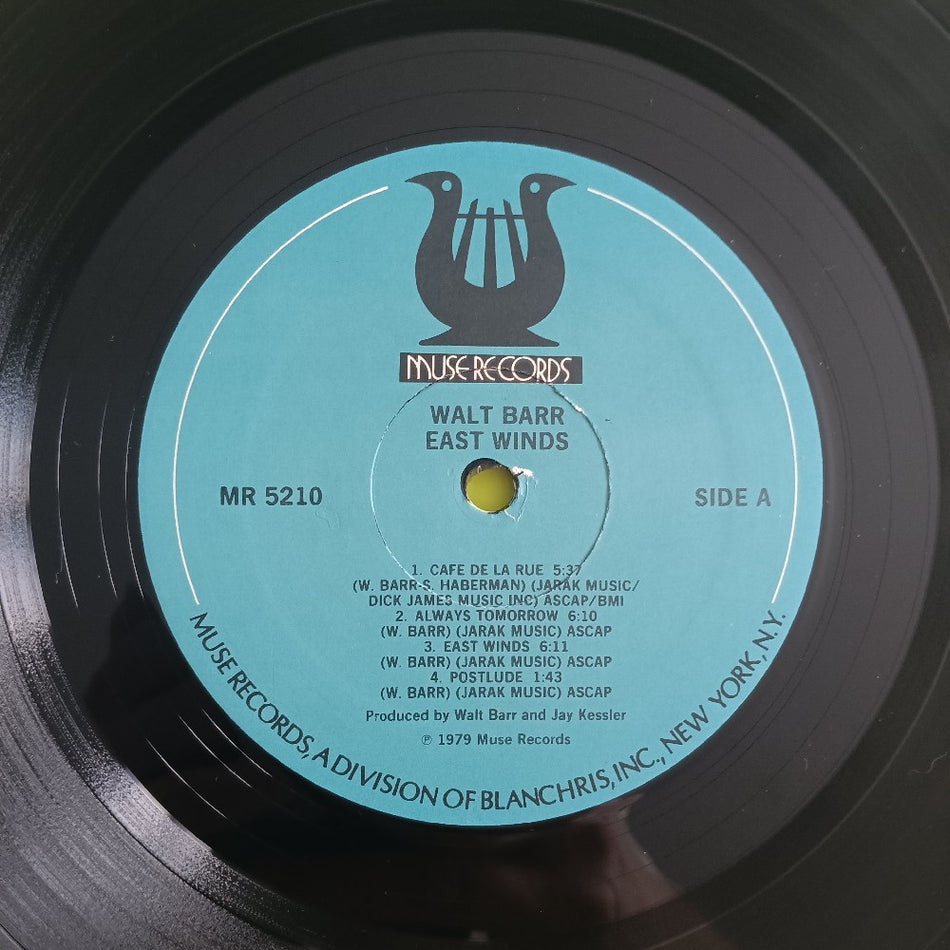 Walt Barr - East Winds  - 1979 - MR 5210 - Used - VG++ - Vinyl