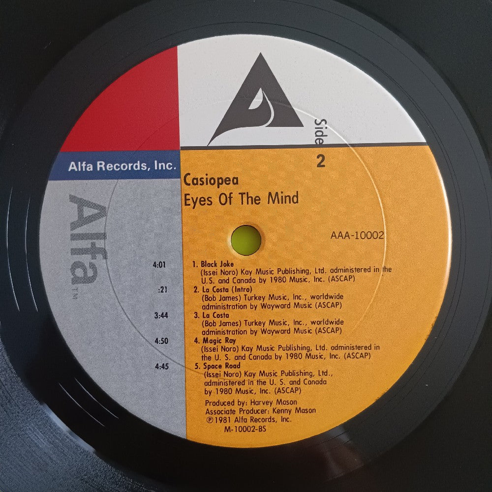 Casiopea - Eyes Of The Mind - 1981 - AAA-10002 - Used - VG++ - Vinyl