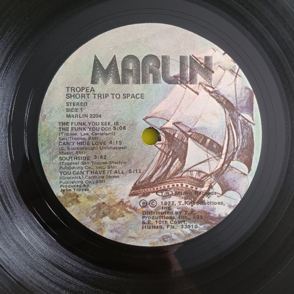 Tropea  - Short Trip To Space - 1977 - MARLIN 2204 - Used - VG++ - Vinyl