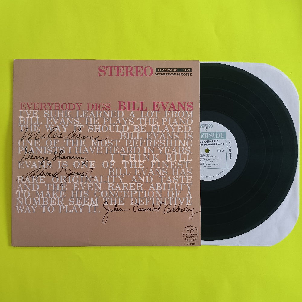 Bill Evans  - Everybody Digs Bill Evans - 1983 - OJC 068 - Used - VG++ - Vinyl