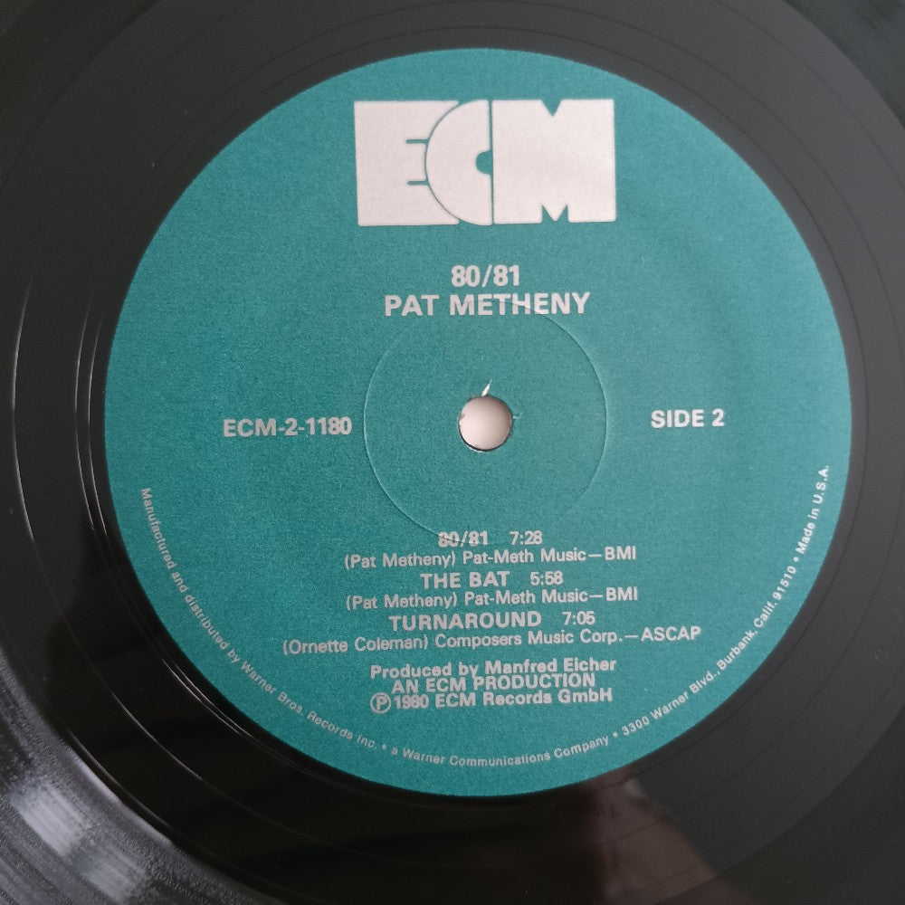 Pat Methany Hayden DeJohnette Redman Brecker - 80/81 - 1980 - ECM-2-1180 - Used - EX - Vinyl