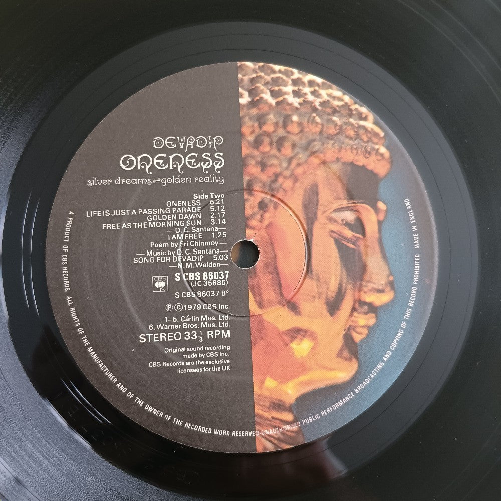 Devadip  - Oneness (Silver Dreams Golden Reality) UK - 1979 - S CBS 86037 - Used - EX - Vinyl