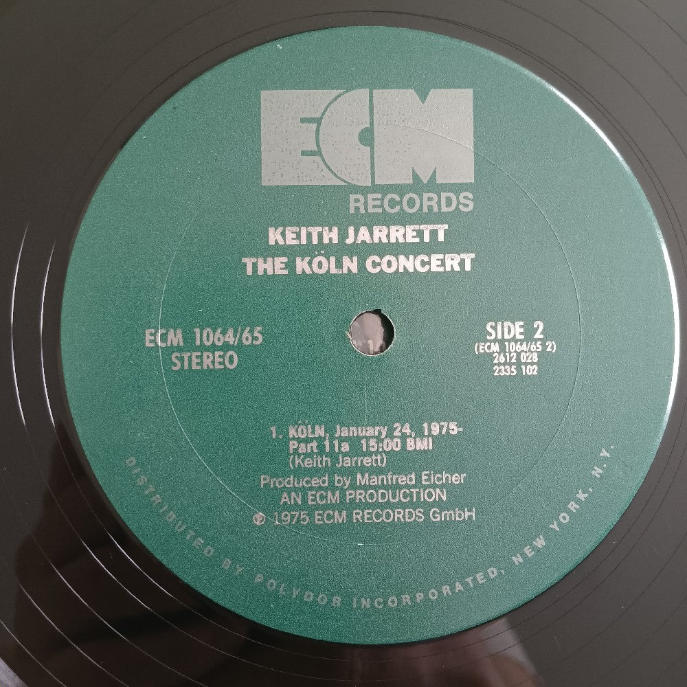 Keith Jarrett - The Koln Concert RL Sterling - 1975 - ECM 1064/65 - Used - VG++ - Vinyl