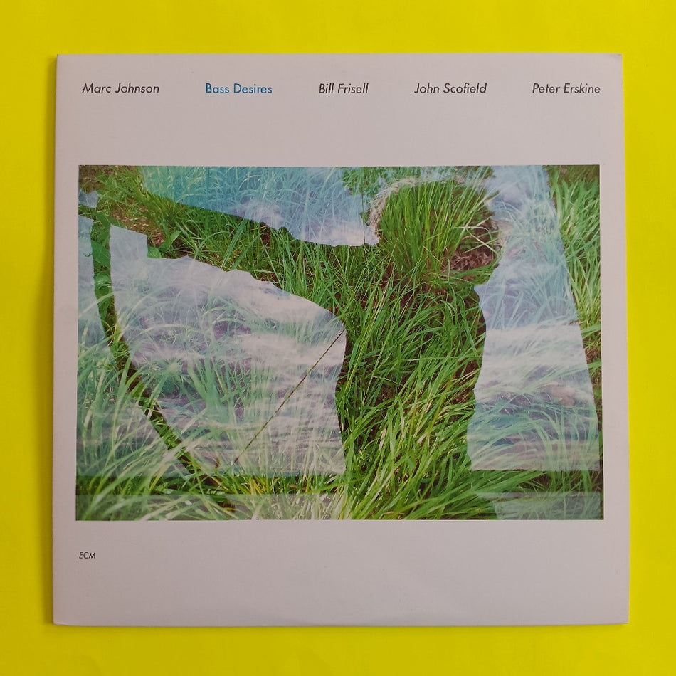 Marc Johnson /Frisell Scofield Erskine - Bass Desires - 1986 - 1-25040 ECM 1299 - Used - VG++ - Vinyl