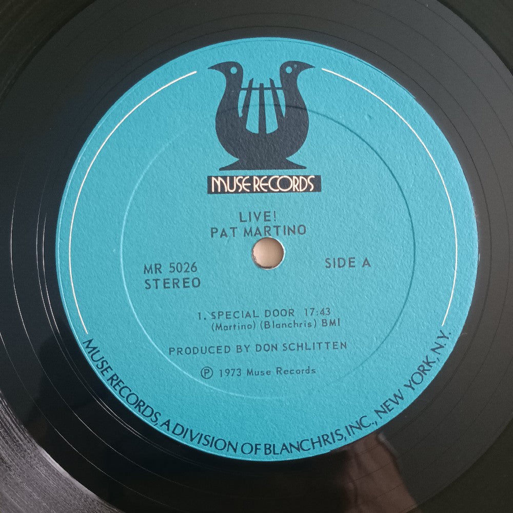 Pat Martino - Live! - 1974 - MR 5026 - Used - EX - Vinyl