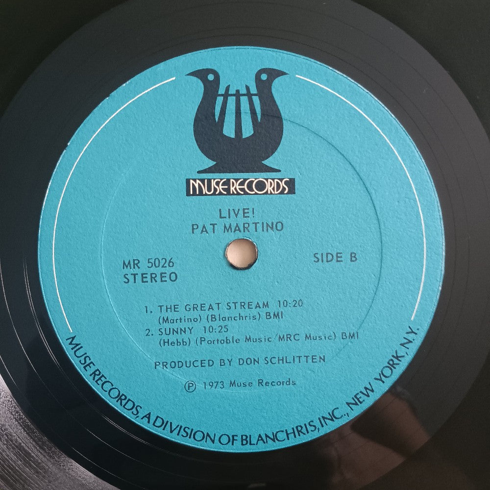 Pat Martino - Live! - 1974 - MR 5026 - Used - EX - Vinyl