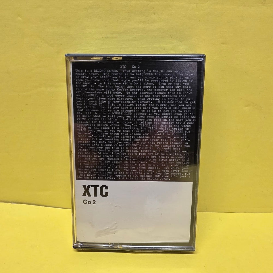 XTC - Go 2 - 1984 - M5G 4033 - New - Sealed - Cassettes