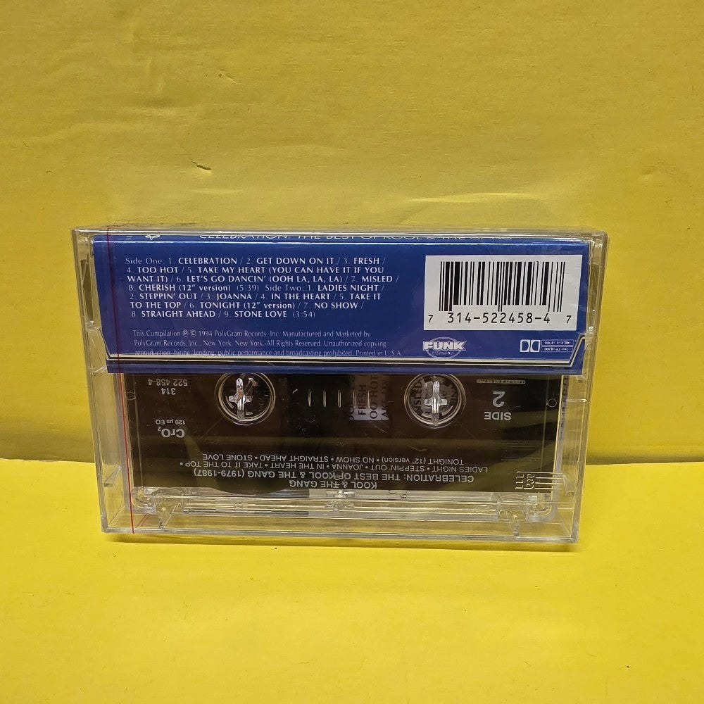 Kool & The Gang - Celebration: The Best Of Kool & The Gang (1979-1987) - 1994 - 314 522 458-4 - New - Sealed - Cassettes