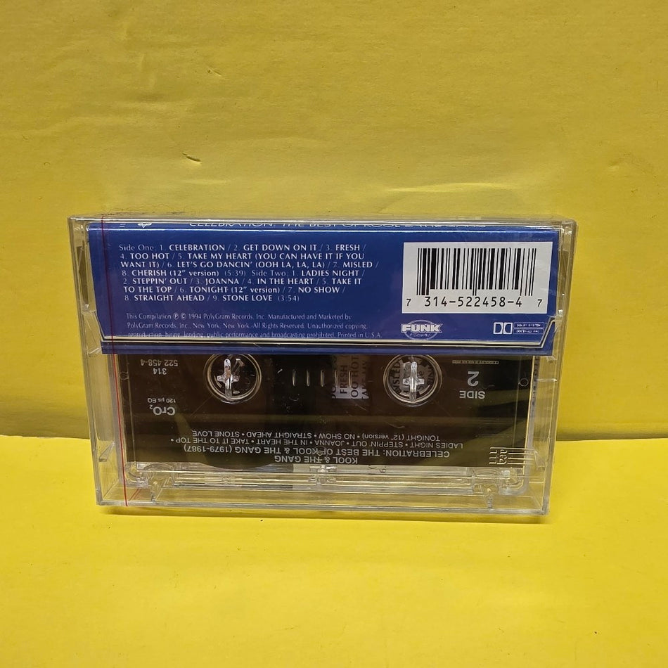 Kool & The Gang - Celebration: The Best Of Kool & The Gang (1979-1987) - 1994 - 314 522 458-4 - New - Sealed - Cassettes