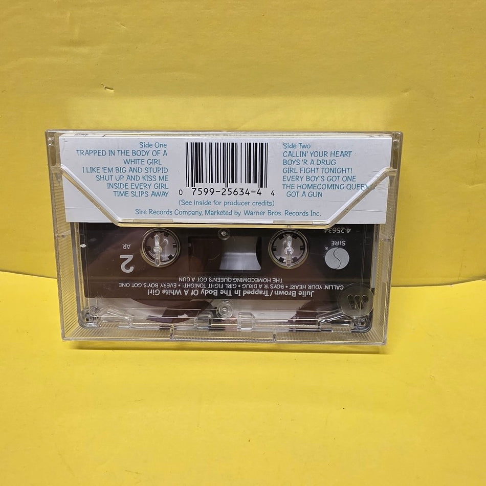 Julie Brown - Trapped In The Body Of A White Girl - 1987 - 4-25634 - New - Sealed - Cassettes