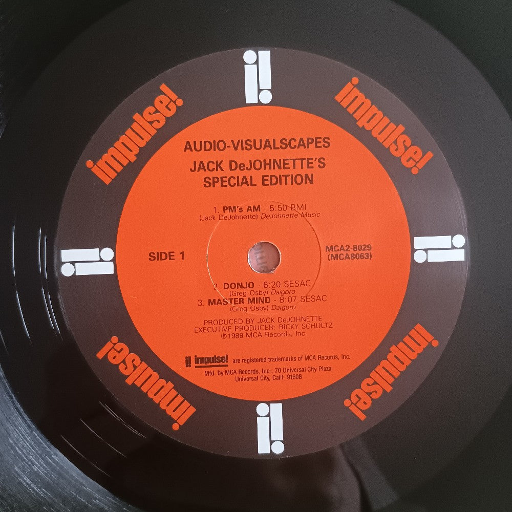 Jack DeJohnette's Special Edition - Audio Visualscapes PROMO - 1988 - MCA2-8029 - Used - EX - Vinyl