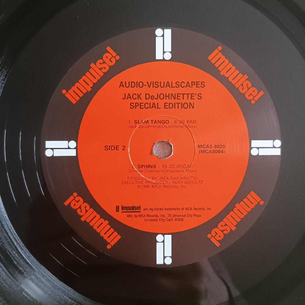 Jack DeJohnette's Special Edition - Audio Visualscapes PROMO - 1988 - MCA2-8029 - Used - EX - Vinyl