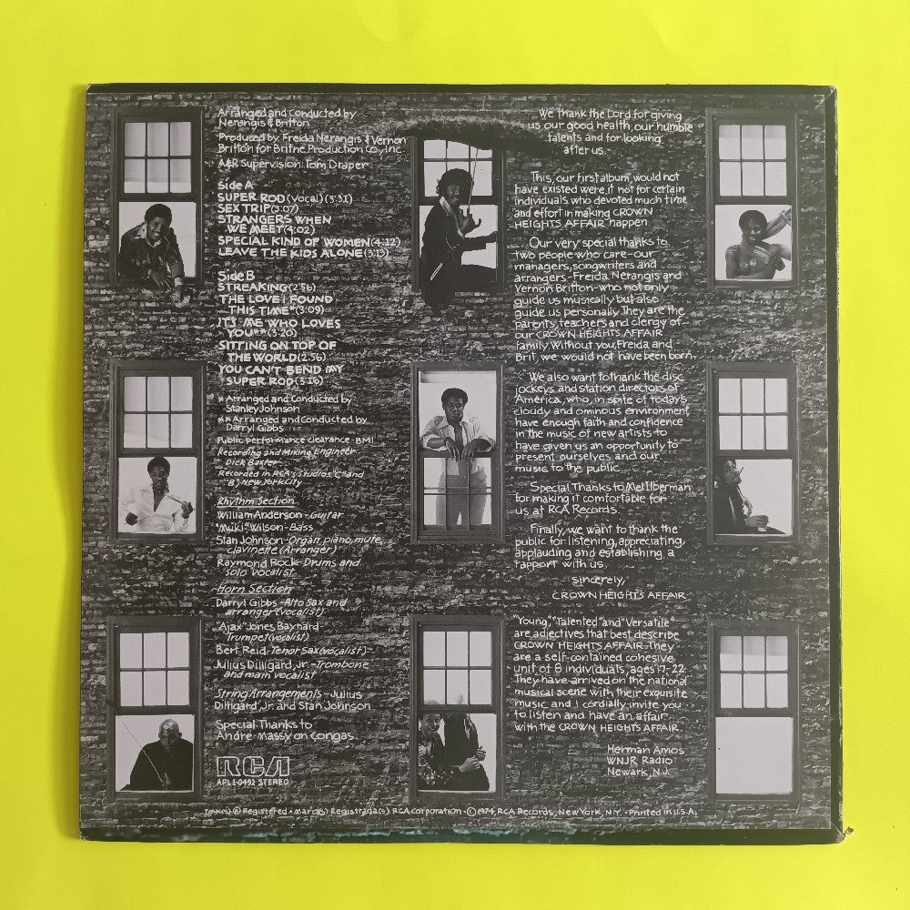 Crown Heights Affair - Crown Heights Affair / Self Titled  - 1974 - APL1-0492 - Used - VG++ - Vinyl