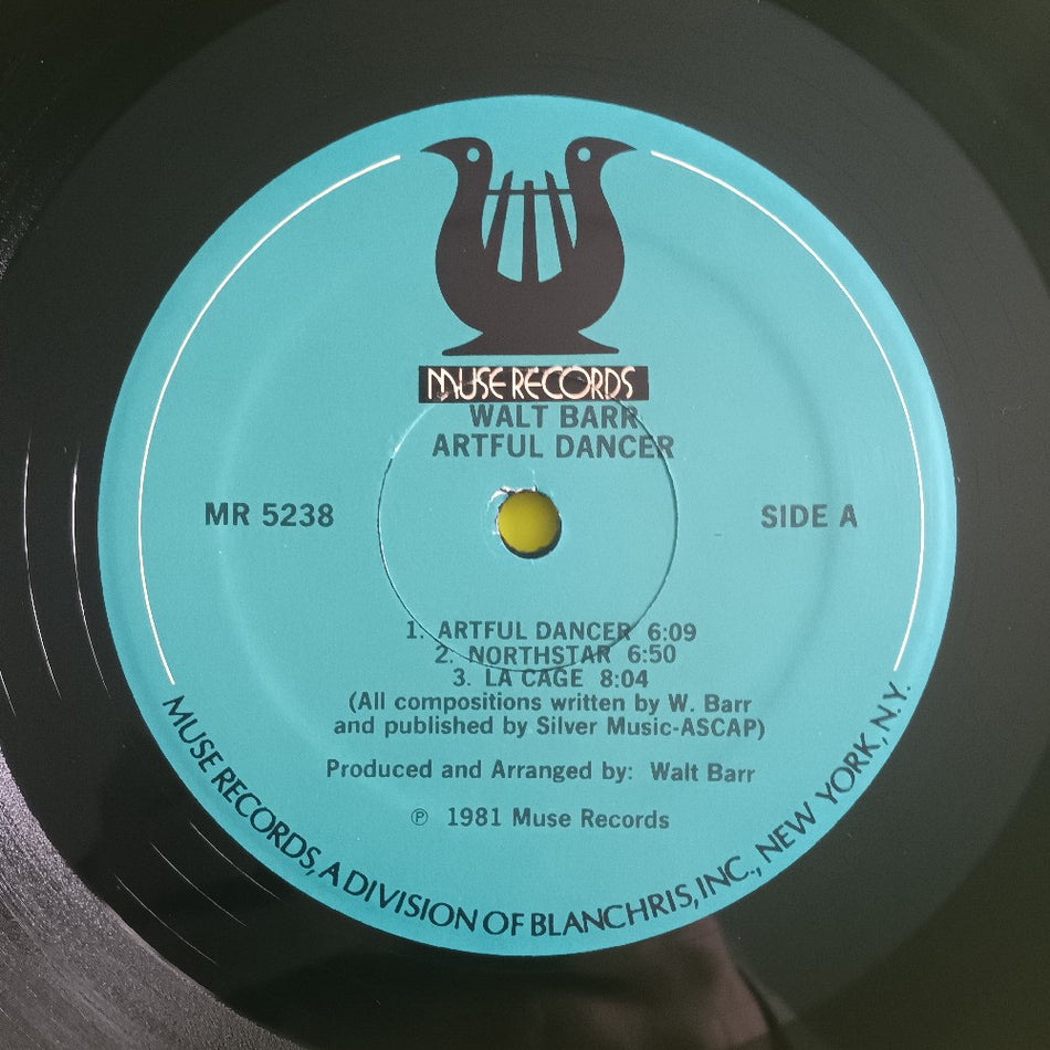 Walt Barr - Artful Dream - 1981 - MR 5238 - Used - EX - Vinyl