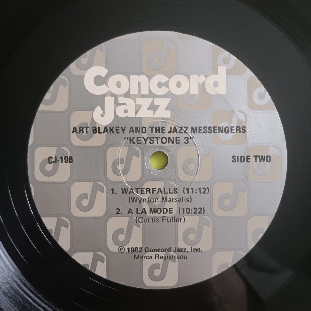 Art Blakey & The Jazz Messengers - Keystone 3 - 1982 - CJ-196 - Used - EX - Vinyl