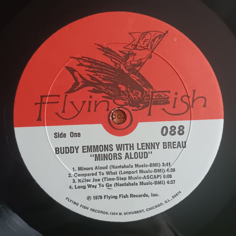 Buddy Emmons With Lenny Breau - Minors Aloud W. Insert - 1979 - Flying Fish 088 - Used - EX - Vinyl